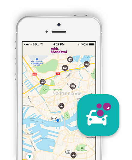 Carwash met MKB Brandstof app