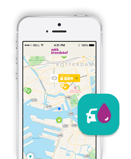 Tanken met MKB Brandstof app
