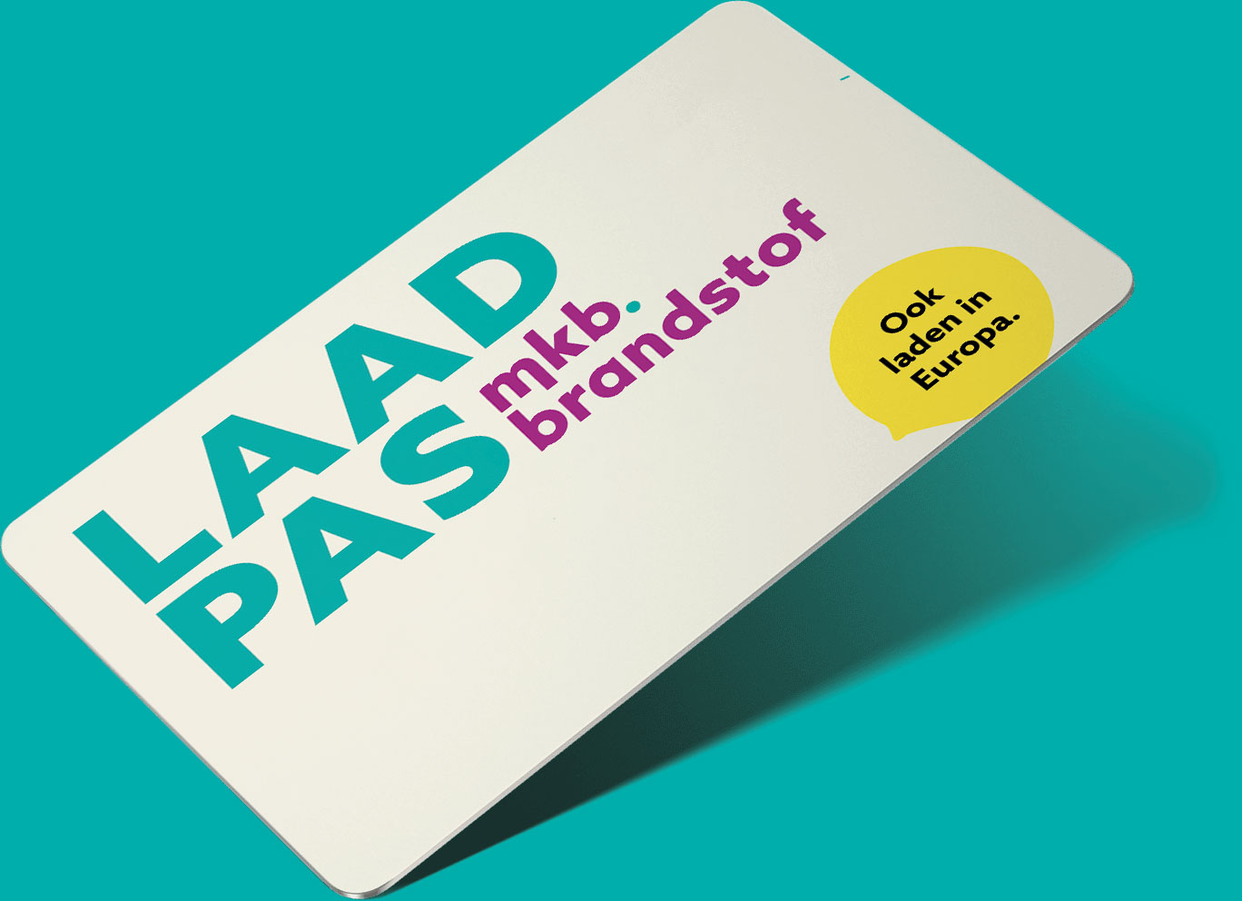 Laadpas met abonnement