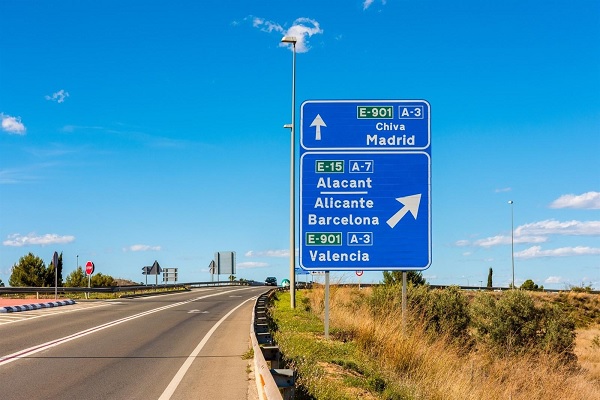 Snelweg in Spanje