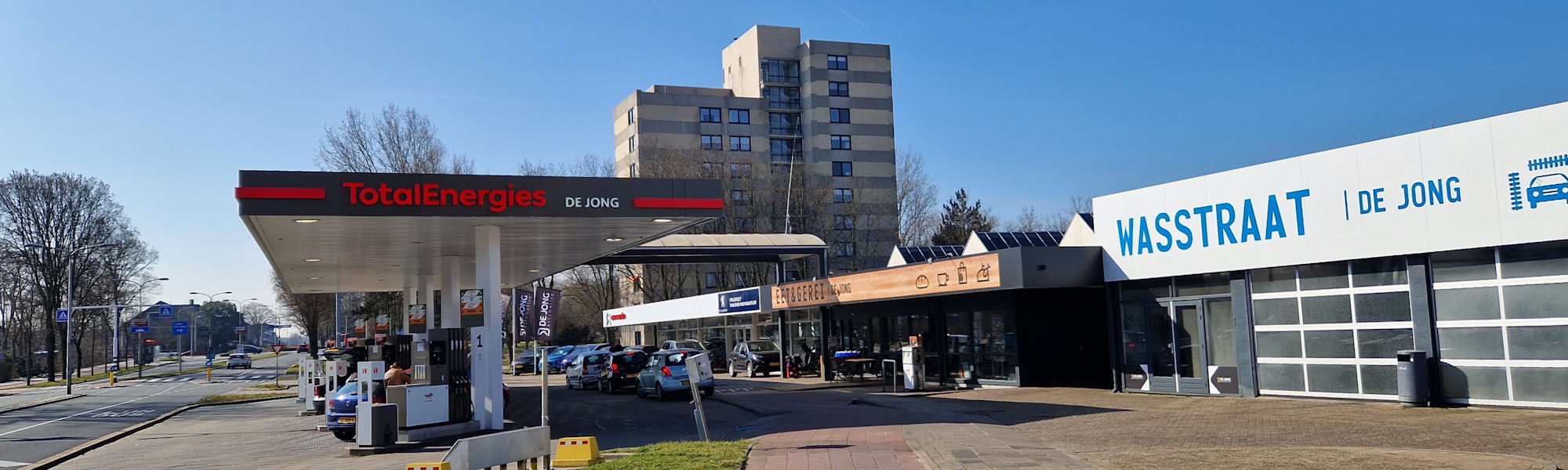 Tankstation de Jong in Katwijk