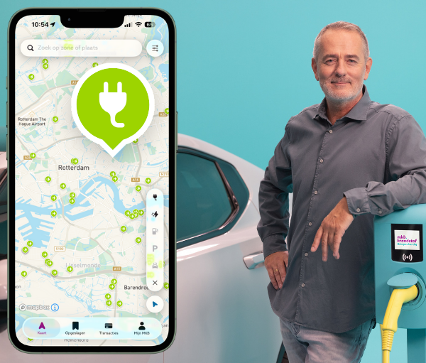 Vind snel een beschikbare laadpaal via de MKB Brandstof-app